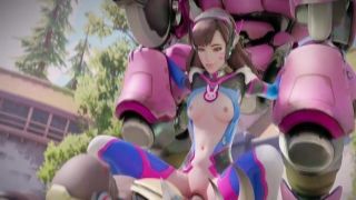 Watching 3D DVa taking a big cock deep in her mouth and riding it hard was the ultimate erotic experience
